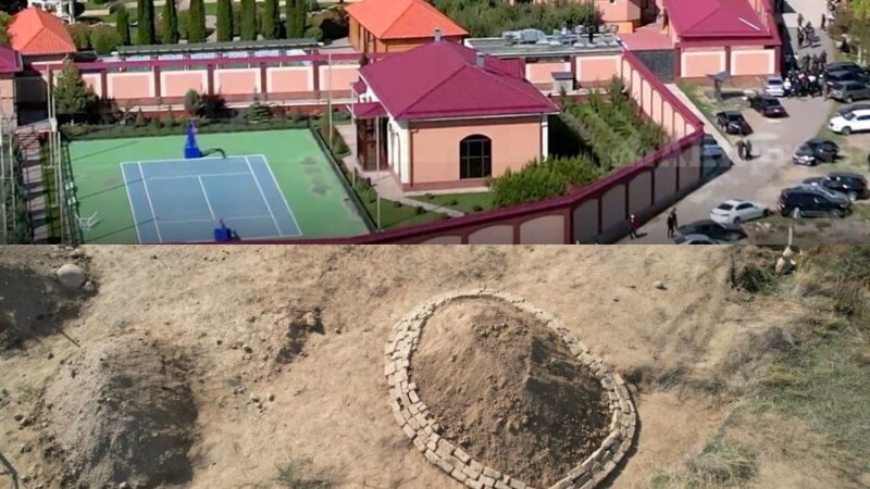 Камчы Көлбаевдин Чолпон-Атадагы үйү. Дрон менен тартылган видео
