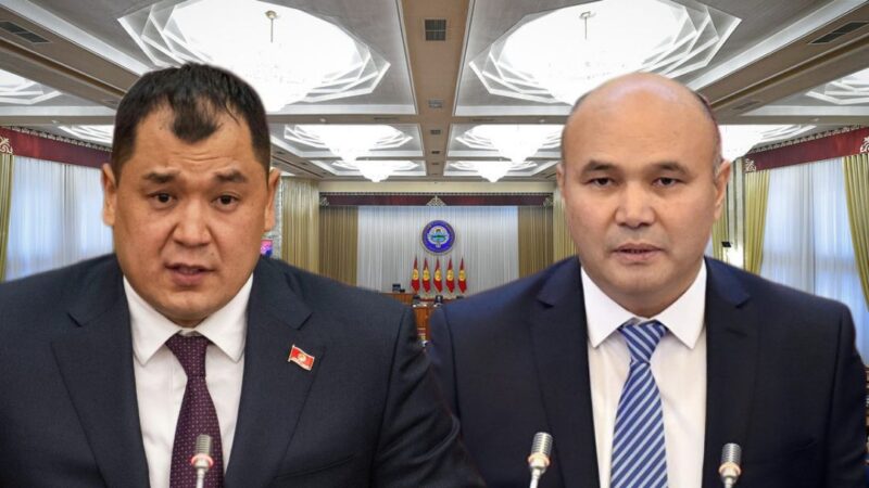 Депутаттар Улан Бакасов менен Данияр Төлөнов мушташа кете жаздады