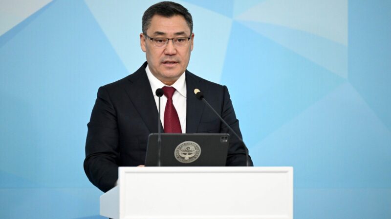 Садыр Жапаров ЖМКларга билдирүү жасады