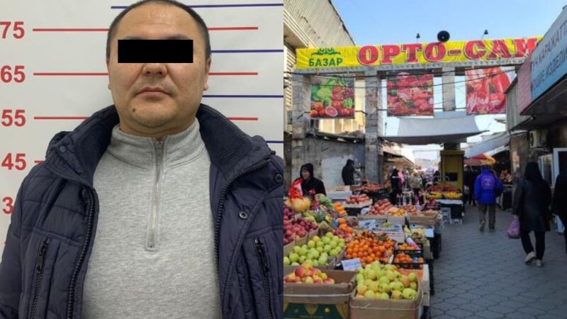Соодагерлерден акча чогулткан. Орто-Сай базарын тейлеген салыкчы кармалды