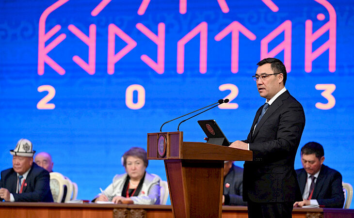 Жапаров: Токмок жана Кара-Балта шаарларына 1 млрд сомдон бөлүнөт