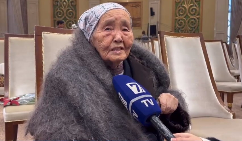 89 жаштагы Букен Султанбекова “Даңк” ордени менен сыйланды