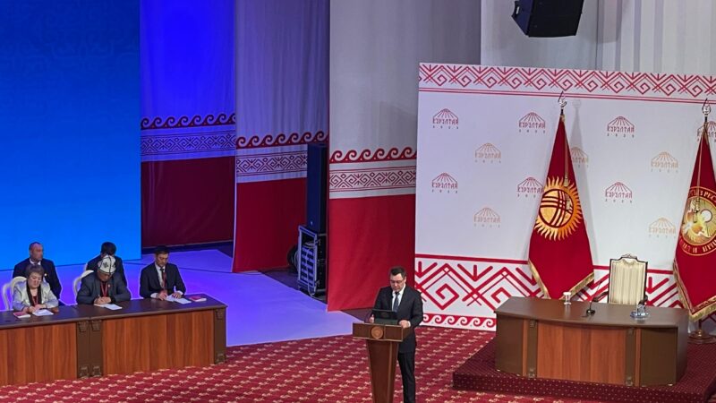 Садыр Жапаров аялдар жана балдар темасына токтолду