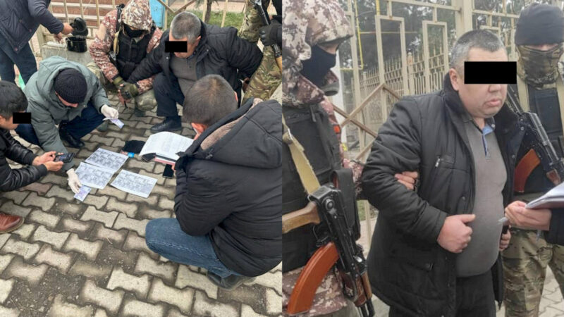Кара-Сууда сот аткаруучу опузалап пара алып жаткан жеринен кармалды