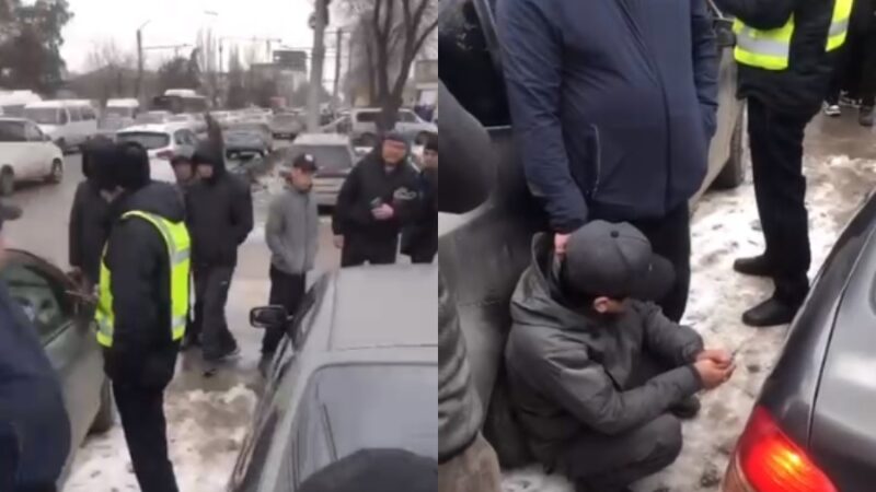 Мечитке киргендердин унаасын аңтарып жаткан жаран кармалды деген видео тарады