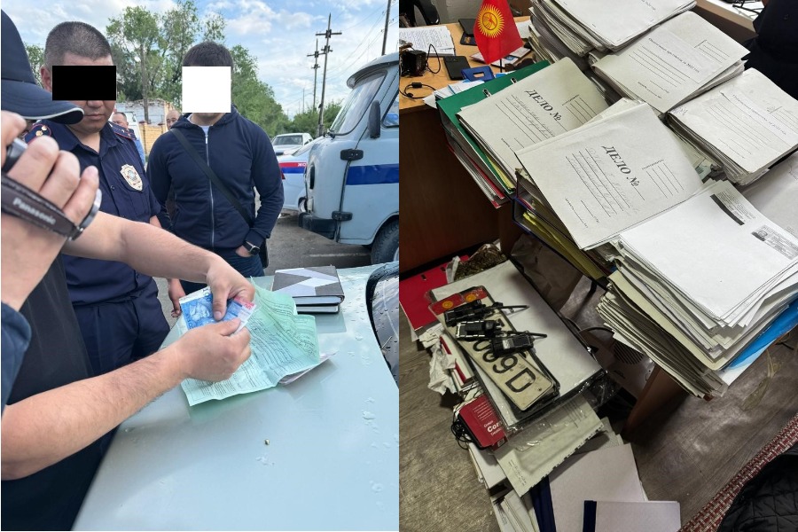 Таласта жол коопсуздугун камсыздаган кызматкерлер кармалды