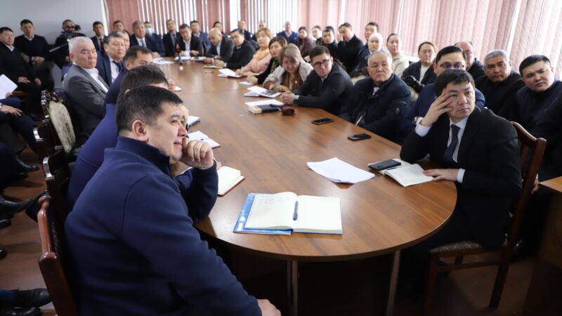 Суу чарба, айыл чарба жана кайра иштетүү өнөр жай министрлигинде кеңешме өткөрүлдү