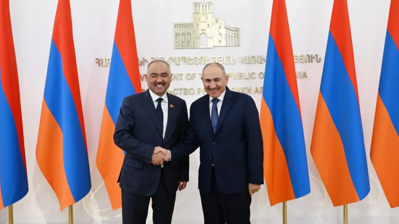 ЖК төрагасы Армениянын премьер-министри менен жолугушту