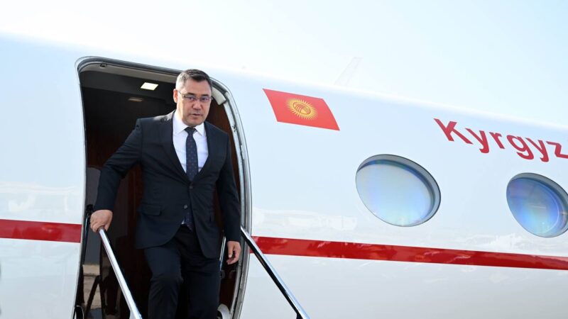 Президент Садыр Жапаров Астанага барды