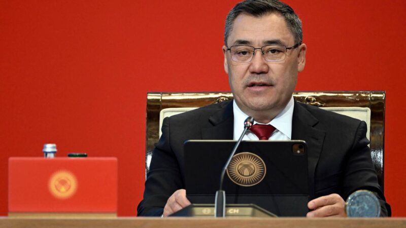 Садыр Жапаров «Борбор Азия — Кытай» II саммитинде сөз сүйлөдү