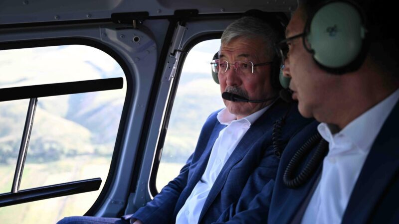 МинКаб Төрагасы жарылып кеткен Такыр-Төр көлүнө жакын аймактардан кабар алды