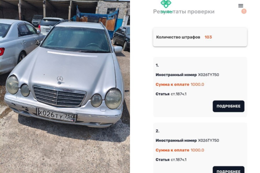 Чүйдө жаран 103 ирет жол эрежесин бузуп, айыбын төлөбөй жүргөн