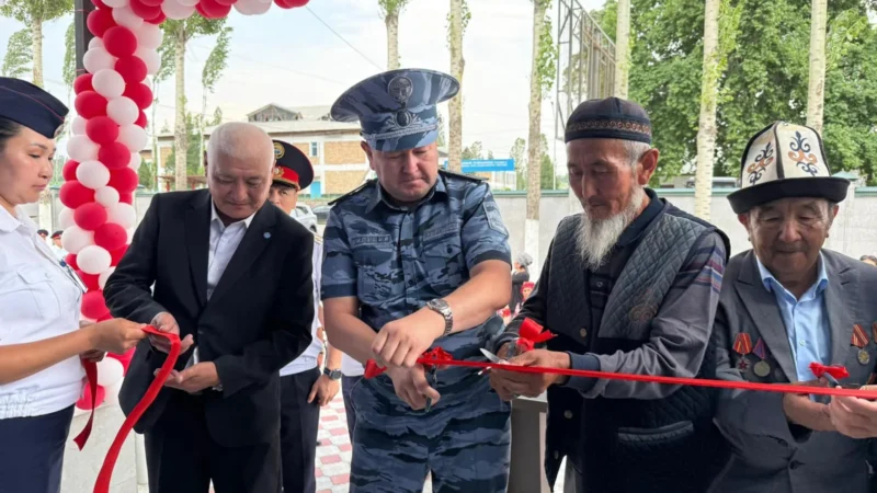 Ала-Букада милициянын аймактык бөлүмчөсүнүн жаңы имараты ачылды