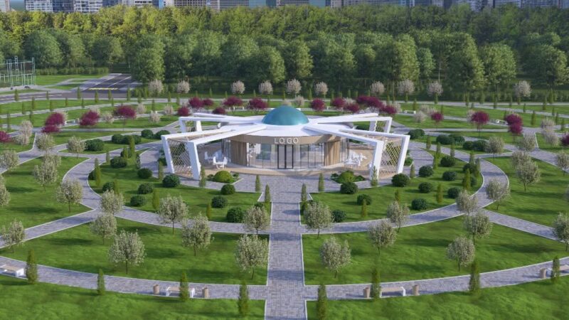 Ош шаарында 2,6 гектарга ири сейил жай салынып жатат