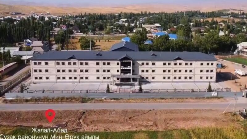 Сузакта 750 орундуу мектеп сентябрда пайдаланууга берилет