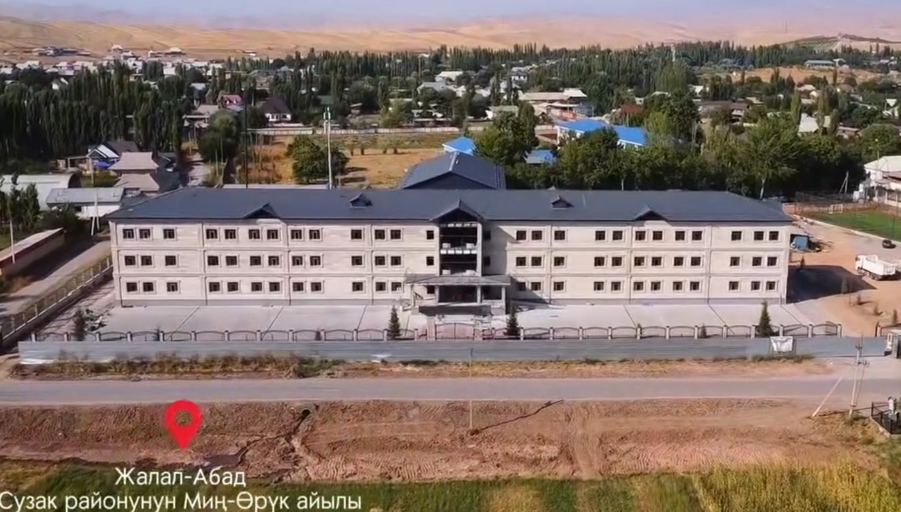 Сузакта 750 орундуу мектеп сентябрда пайдаланууга берилет