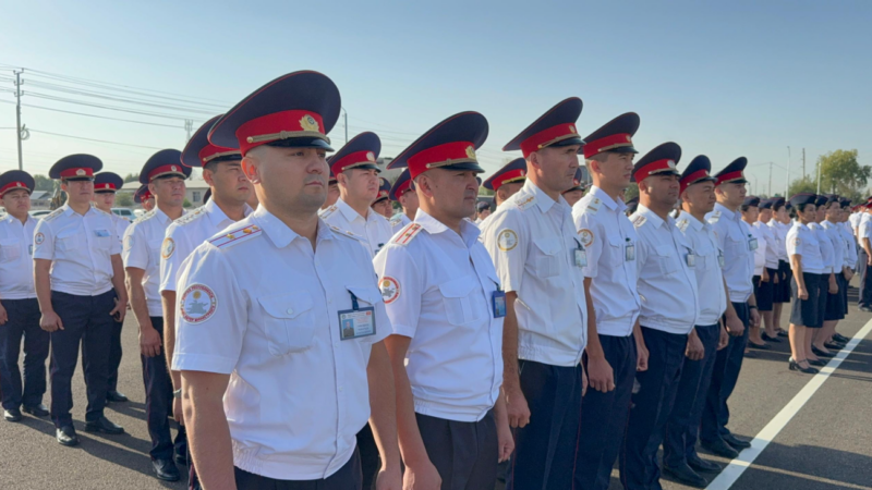 Жалал-Абадда гарнизондук саптык кароо өткөрүлдү