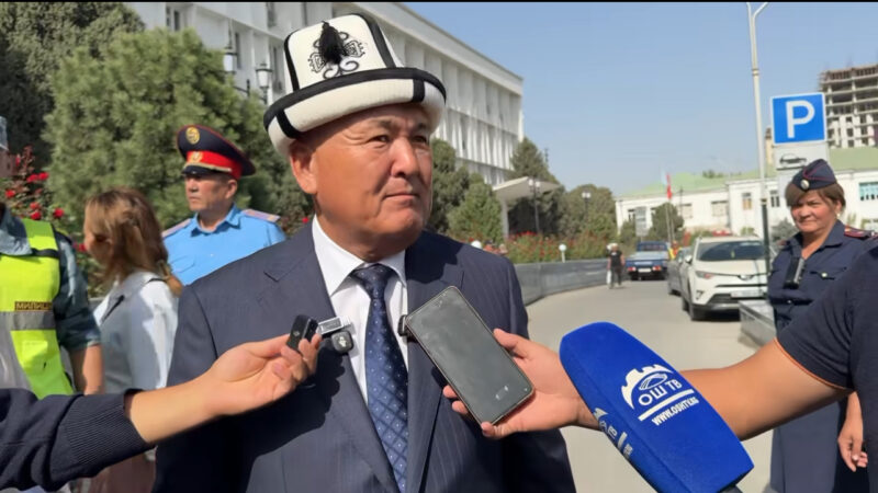 Ош шаарынын мэри президенттин сөгүш бергени тууралуу пикирин билдирди