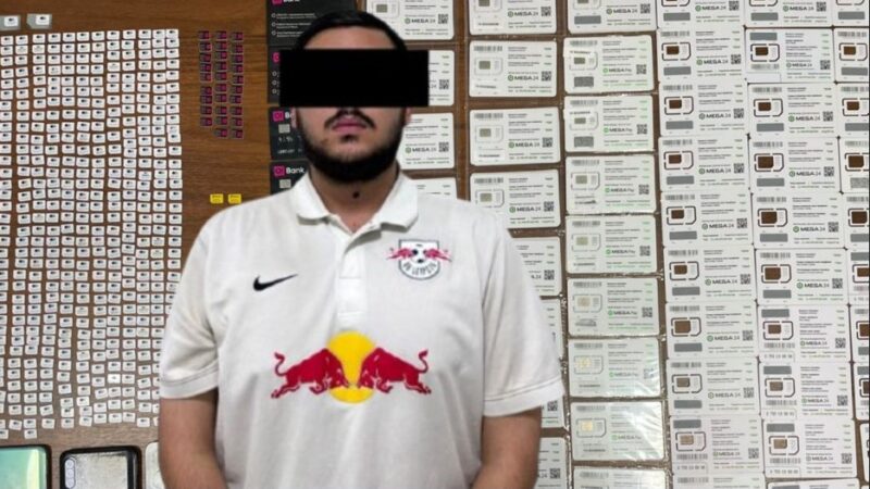 700 SIM-карта табылган. «Активатор» ролун аткарган жигит кармалды