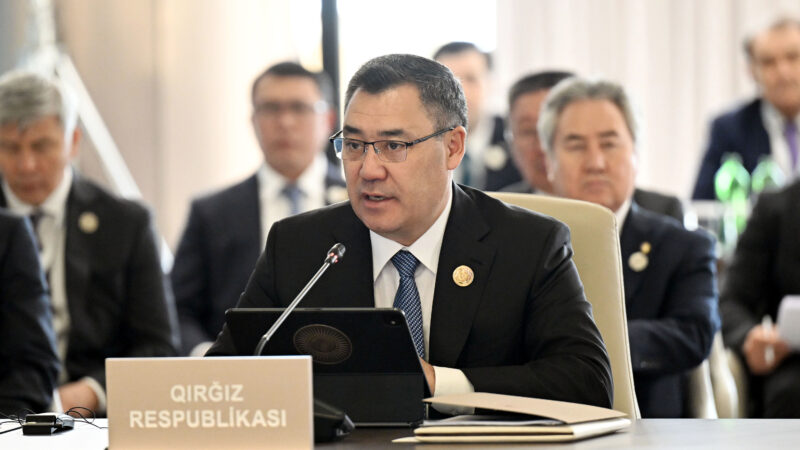 Садыр Жапаров ТМУнун кезектеги Саммитинде сөз сүйлөдү