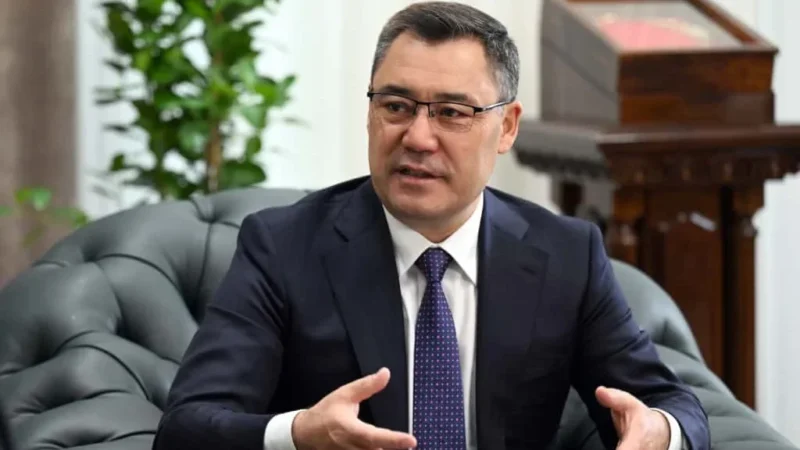Өлкө башчы Садыр Жапаровдун жаңы шайлоо мыйзамы боюнча берген маеги