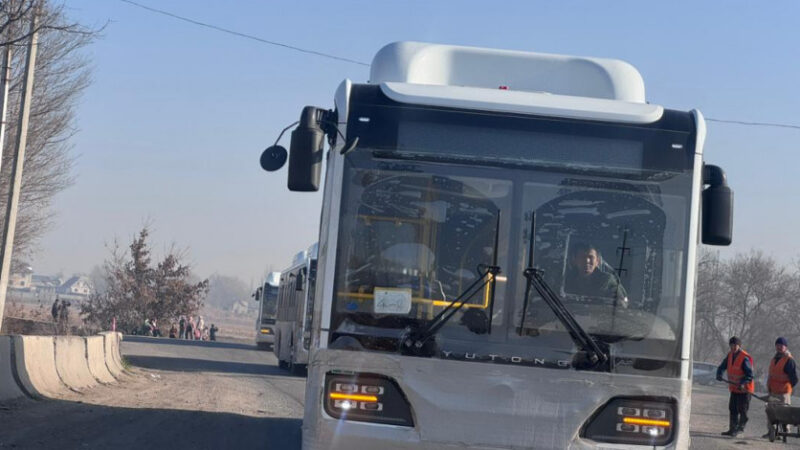 Бүгүн Бишкекке жаңы автобустардын экинчи партиясы келди