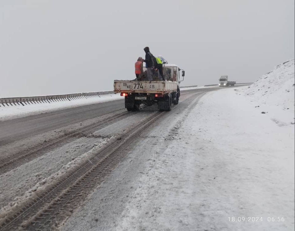Ашууларда кар. Киргизилген чектөөлөр күчүндө