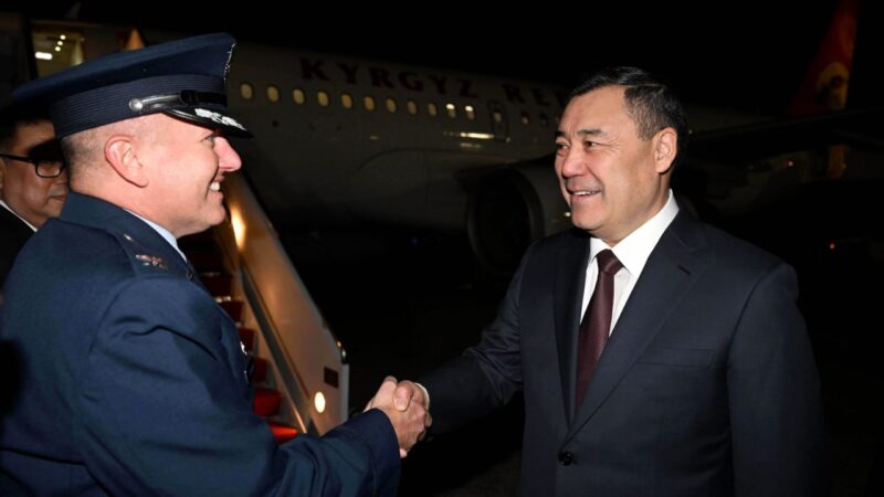 Президент Садыр Жапаров иш сапары менен АКШга барды