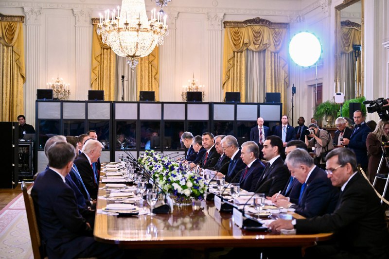 Садыр Жапаров Вашингтон шаарында «Борбордук Азия — АКШ» саммитине катышты