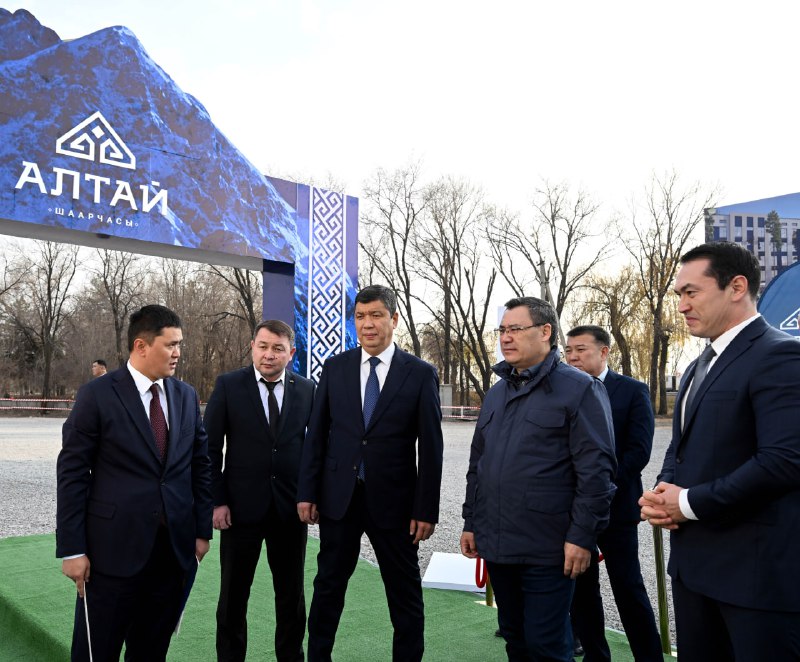 Садыр Жапаров “Алтай” шаарчасын куруу масштабдуу долбоорун баштап берди
