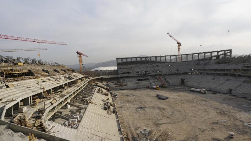 «Азаттык Аренанын» курулушу 2026-жылдын 1-августуна чейин толугу менен аяктайт