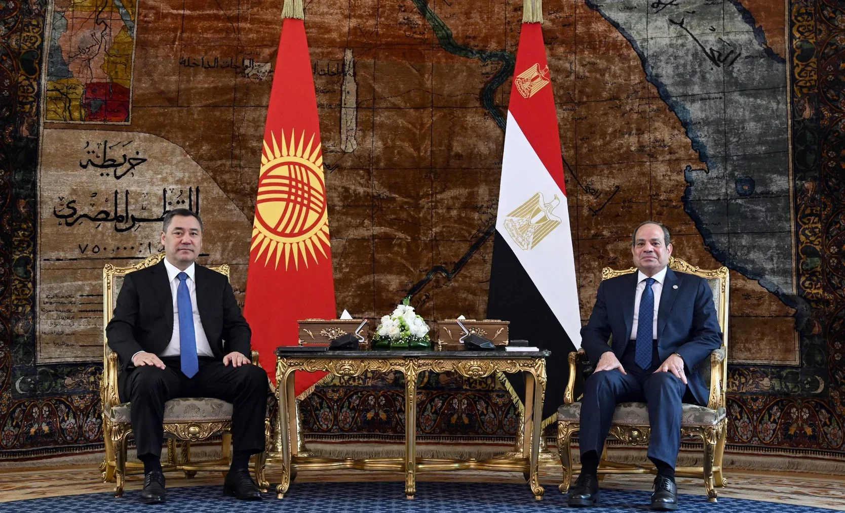 Садыр Жапаровдун Египетке болгон сапарынын жыйынтыгы боюнча бир катар документтерге кол коюлду