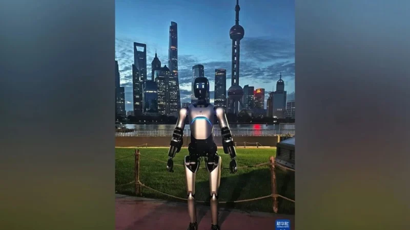 Кытайлык робот 106 чакырым жолду басып өтүп, Гиннеске кирди