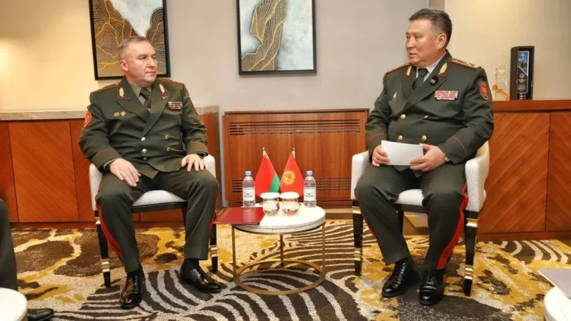 Кыргызстан менен Беларустун коргоо министрлери кызматташуу планына кол койду