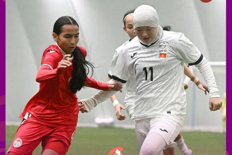 Кыргызстандын айымдар курама командасы Тажикстанды 5:0 эсебинде жеңип алды