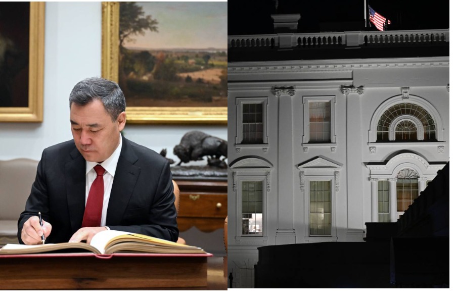 Садыр Жапаров Вашингтондо өтүүчү АКШ саммитине катышуу үчүн Ак үйгө келди