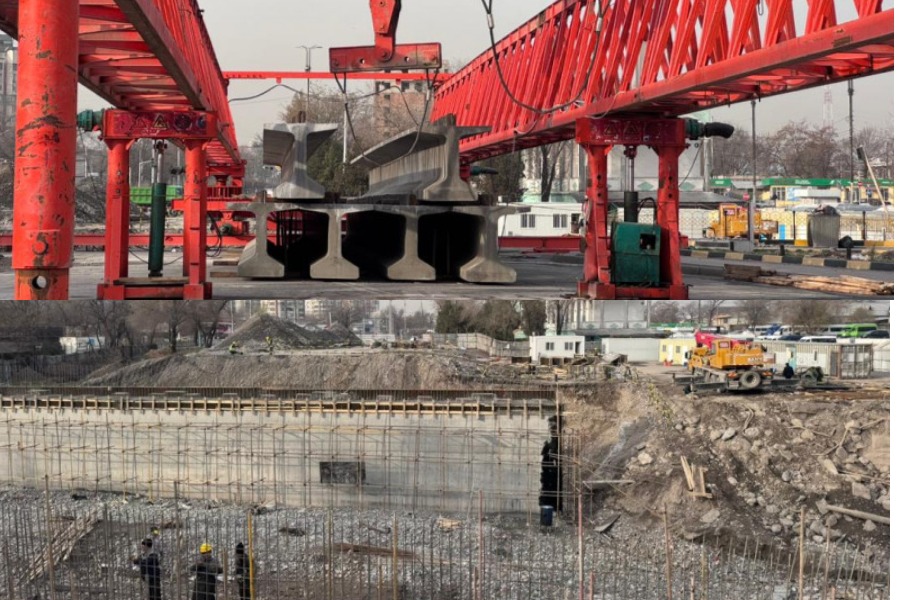 Жибек- Жолундагы көпүрөнүн кыймылы 6 тилкелүү болот