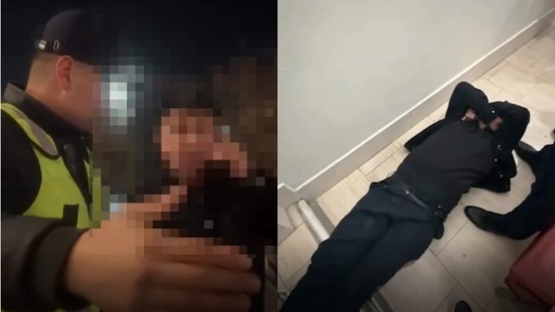 Бишкекте мас абалында унаа башкарган айдоочу кармалды 