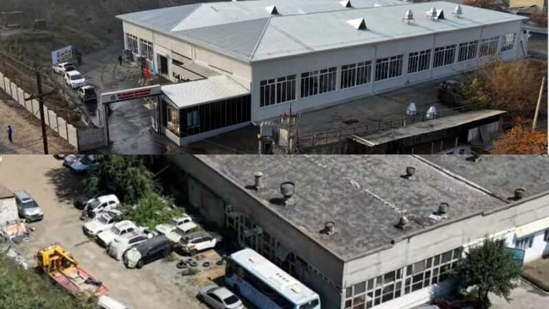 Ош шаарынын мэриясынын автогаражы таанылгыс болуп өзгөрдү (ВИДЕО)