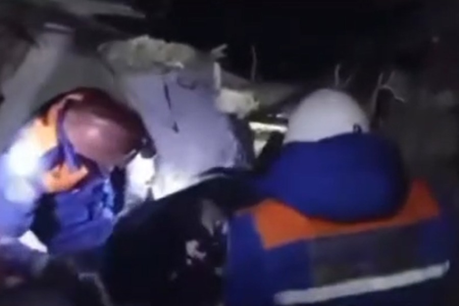 Сүлүктүдө шахта урап, 110 метр тереңдиктен 4 жаран куткарылды (ВИДЕО)