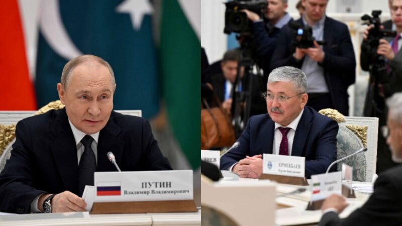 Адылбек Касымалиев Россиянын президенти Владимир Путин менен жолугушту