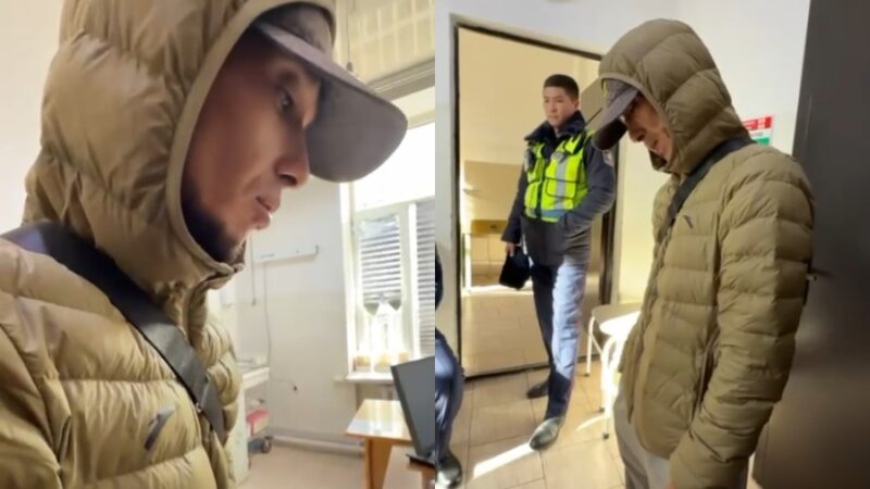 Кийин чеккенге алып койгом… Бишкекте айдоочу айыпка жыгылды (ВИДЕО)