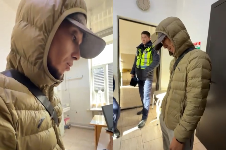 Кийин чеккенге алып койгом… Бишкекте айдоочу айыпка жыгылды (ВИДЕО)