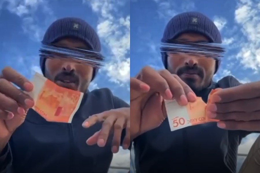 50 сом менен эксперимент жасаган чет элдик жаран өлкөдөн чыгарылат (ВИДЕО)