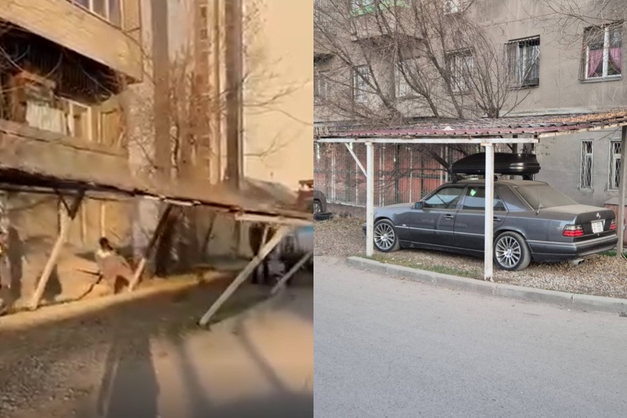 Айдоочунун мыйзамсыз куруп алган унаа токтотуучу жайы демонтаждалды