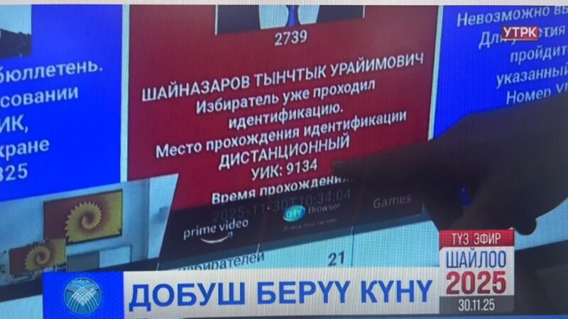 «Система уялбайсыңбы дейт» Шайназаров бир адам 1 эле талапкерди шайлай аларын далилдеди