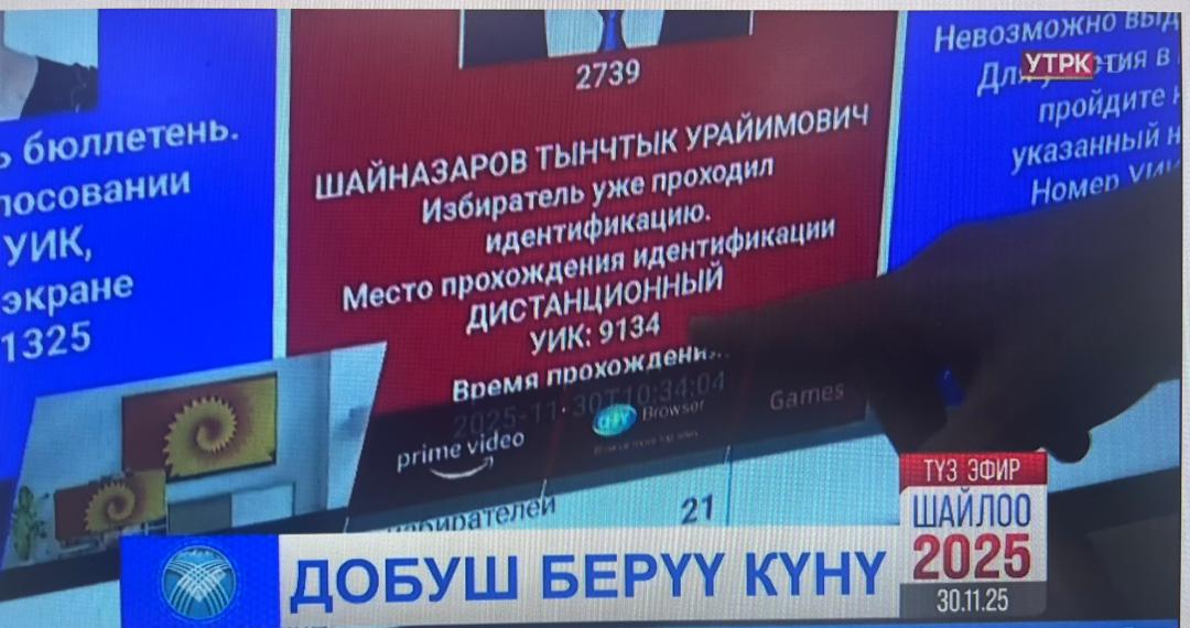 «Система уялбайсыңбы дейт» Шайназаров бир адам 1 эле талапкерди шайлай аларын далилдеди