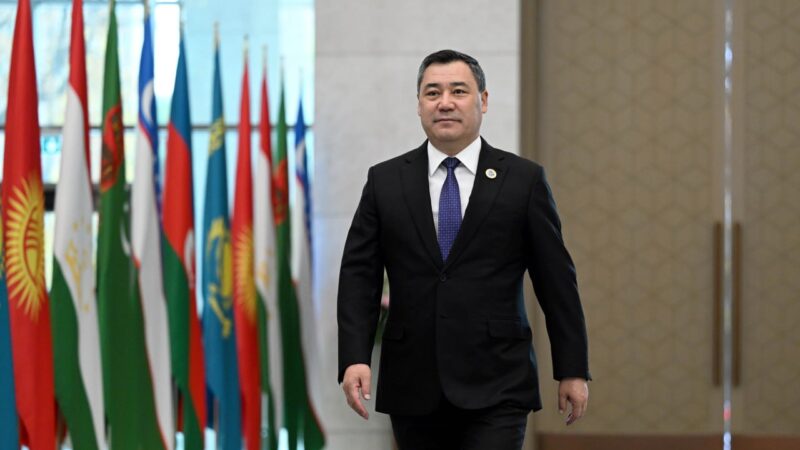 Садыр Жапаров Ташкент шаарында Борбордук Азия мамлекеттеринин башчыларынын жетинчи консультативдик жолугушуусуна катышууда