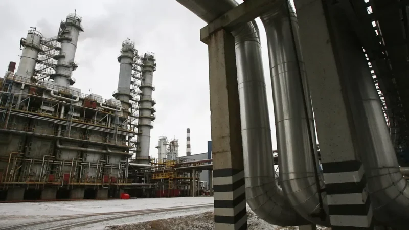 Токмоктогу мунайды кайра иштеткен завод суюлтулган газ өндүрө баштайт