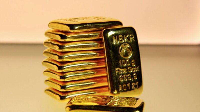 Улуттук банктын алтын куймаларынын баасы өсүүдө